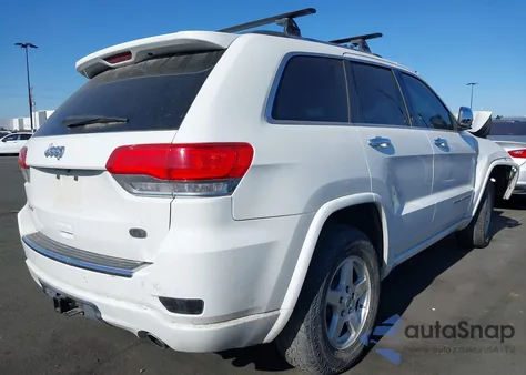 2015 Jeep Grand Cherokee Overland z USA, uszkodzony, nr VIN 1C4RJFCT0FC676968